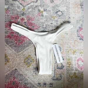 SOMERFIELD SWIM White Cheeky Bikini Bottoms Size XS
